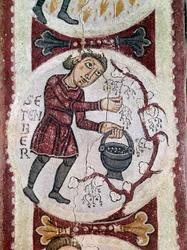 Monatszyklus: September (Ernte) (Detail)