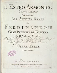 Seite der Partitur von L