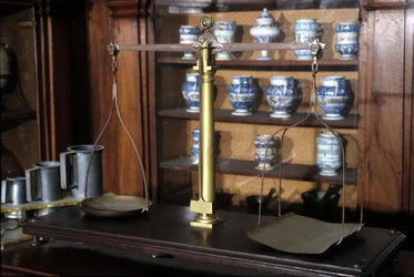 Apothekenwaage. 18. Jahrhundert. Museum für Wissenschaft und Technologie, Mailand