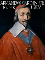 Porträt von Armand-Jean du Plessis, Kardinal Richelieu, Detail