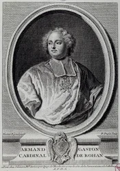 Porträt von Armand Gaston Maximilien, Kardinal de Rohan (1674-1749)