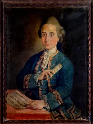 Porträt von Benedetto Antonio Maria Puccini, italienischer Organist und Komponist