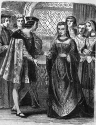 Porträt von Karl VIII. (1470-1498) und Anne von Bretagne (1477-1514)
