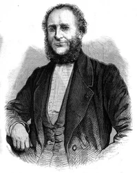 Porträt von Doktor Jobert de Lamballe (1799-1867), französischer Chirurg. Gravur in "L