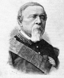 Porträt von General de Ladmirault (1808 - 1898) - in „Les Contemporains“, n.d. späte 19. Jahrhundert