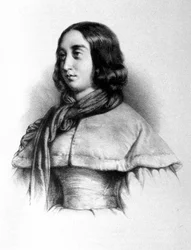 Porträt von George Sand (Aurore Dupin, Baronne Dudevant) (1804-1876)