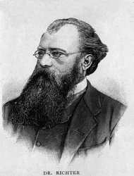 Porträt des deutschen Dirigenten Hans Richter (1843 - 1916).
