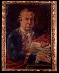Porträt von Giacomo Carcani, italienischer Komponist