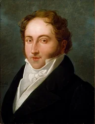 Porträt von Gioachino Rossini, italienischer Komponist