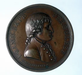 Porträt von Giovanni Battista Pergolesi (1710-1736)