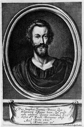 Porträt von John Donne, englischer Dichter