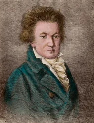 Porträt von Ludwig van Beethoven (1770 - 1827), deutscher Komponist