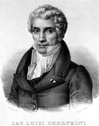 Porträt von Luigi Cherubini (1760-1842), italienischer Komponist