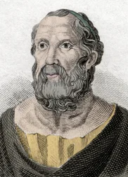 Porträt Platons (428-348 v. Chr.), Philosoph des antiken Griechenlands.