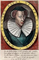 Porträt von Königin Marie Stuart (1542-1587), Königin von Frankreich und Schottland