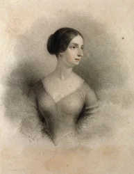 Porträt von Teresa Borri (1799-1861)