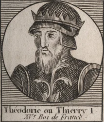 Porträt von Thierry III