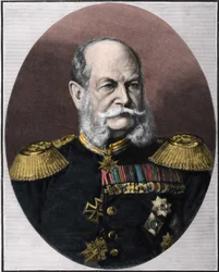 Porträt von Wilhelm I. (1797-1888), König von Preußen und Kaiser von Deutschland. Stich aus dem späten 19. Jahrhundert