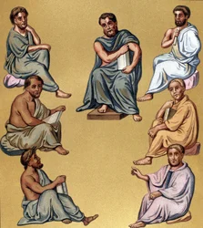 Porträt verschiedener griechischer Ärzte (Philosophen)
