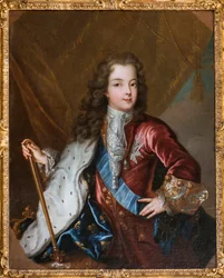 Porträt des Königs von Frankreich Louis XV