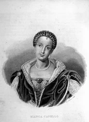 Porträt der Venezianerin Bianca Cappello (1548 - 1587), Ehefrau von Francesco de