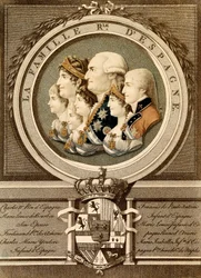 Porträt der königlichen Familie von Spanien: König Carlos IV