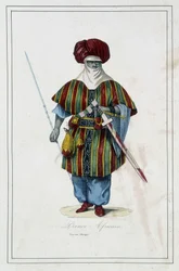 Afrikanischer Prinz - in "Die verschiedenen Völker der Erde" von Pater Paul Jonhanneaud, Librairie des Bons livres