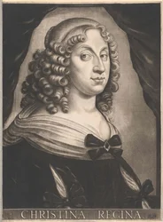 Königin von Schweden Christine (Druck)