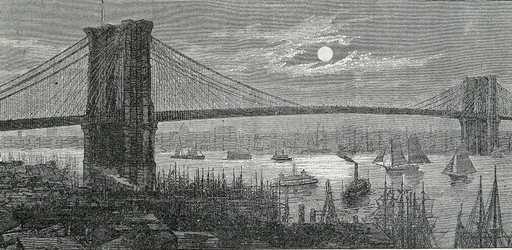 Die Brooklyn Bridge, New York
