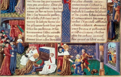 Die christlichen Tugenden von König Ludwig IX. (Saint Louis)