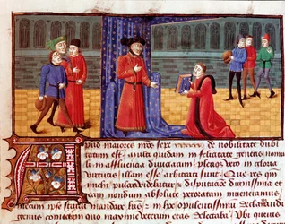 Der Autor präsentiert sein Werk. Seite aus 