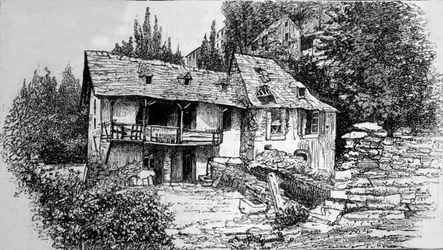Das Haus von Bernadette Soubirous (1844-1879) in Lourdes