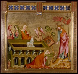 Die drei Frauen im Grab und Noli me tangere (ca. 1330)