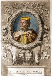 Theoderich der Große (ca. 454-526), König der Ostgoten (474-526) und Gründer des Ostgotenreichs in Italien