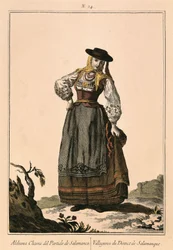 Dorfbewohner der Region Salamanca