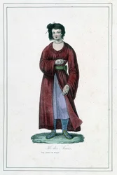 Frau von der Insel der Freunde - in „Album des voyages“