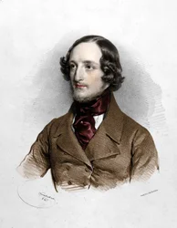 Porträt des Komponisten Sigismund Thalberg (1812 - 1871)