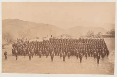 4. Gurkha (Gewehr) Regiment bei der Parade