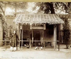 Schmiedewerkstatt, Annam, ca. 1895
