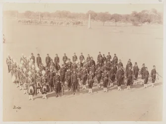 Trommler und Dudelsackspieler