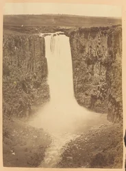 Howick-Wasserfälle, Umgeni-Fluss, Natal-Provinz, Südafrika, um 1882