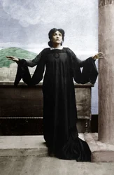 Italienische Opernsängerin Eleonora Duse (1858-1924) um die 1890er Jahre