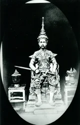 König Chulalongkorn, ca. 1880 (s/w Foto)
