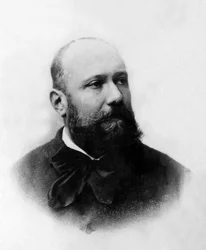 Porträt von Armand Sylvestre (1837-1901), französischer Journalist.