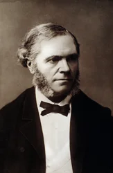 Porträt von César Franck (1822-1890) englischer Komponist Fotografie. 19. Jahrhundert. Bologna, civico museo musico