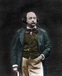 Porträt des englischen Schriftstellers Gustave Flaubert (1821-1880)