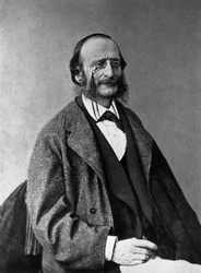 Porträt von Jacques Offenbach (1819-1880), deutscher Komponist, naturalisiert französisch.