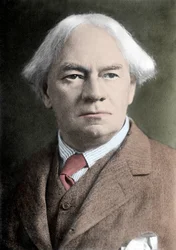 Porträt von Jerome K. Jerome, englischer Schriftsteller (1859-1927)