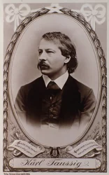 Porträt von Karl Taussig (Stich nach Foto)