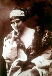 Porträt von Mata Hari (1876-1917), niederländische Tänzerin und Abenteurerin